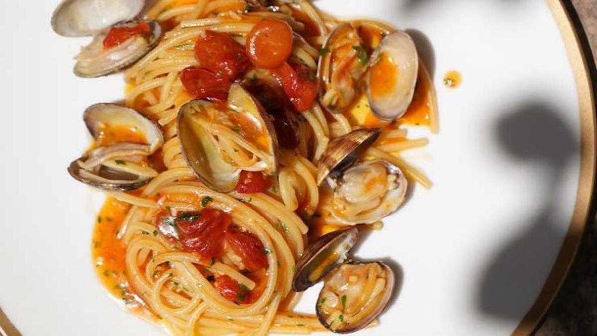 Espaguetis 'alla vongole' de Eugeni de Diego.