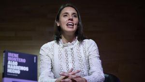 La exministra de Igualdad y eurodiputada de Podemos, Irene Montero.
