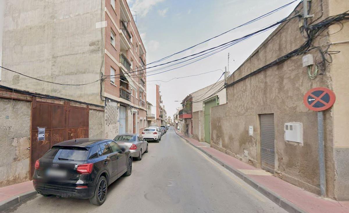 Calle San Roque de El Palmar, donde se ha cometido el atraco