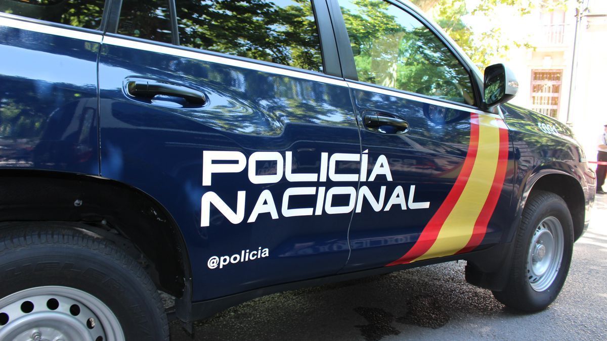 Vehículo de la Policía Nacional.