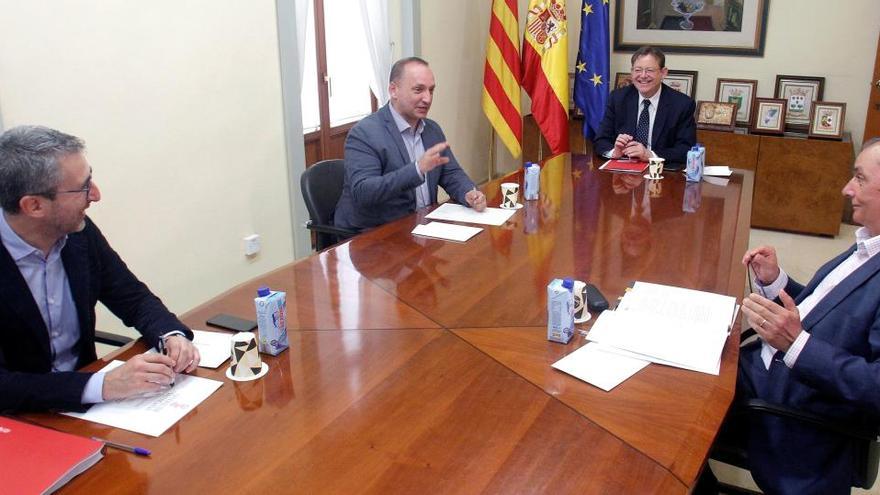 Un momento de la reunión en Alicante.