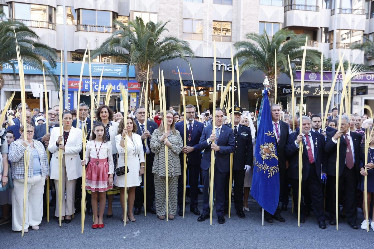 Bendición de palmas en el Palacio de la Diputación de Alicante