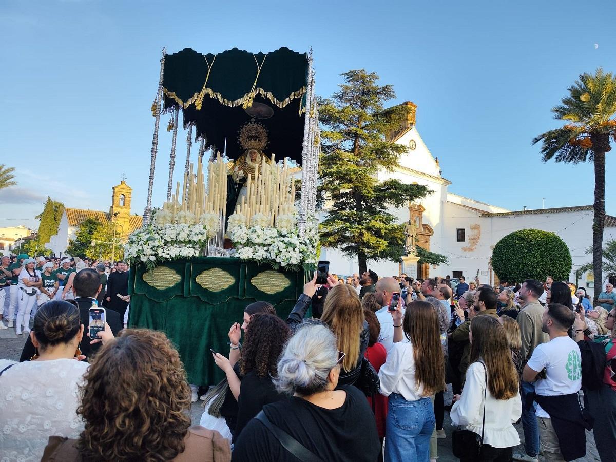 Salida extraordinaria de la Virgen de Palma y Esperanza.