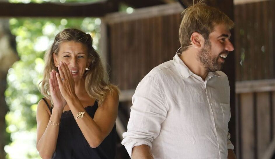 Yolanda Díaz y Daniel Ripa