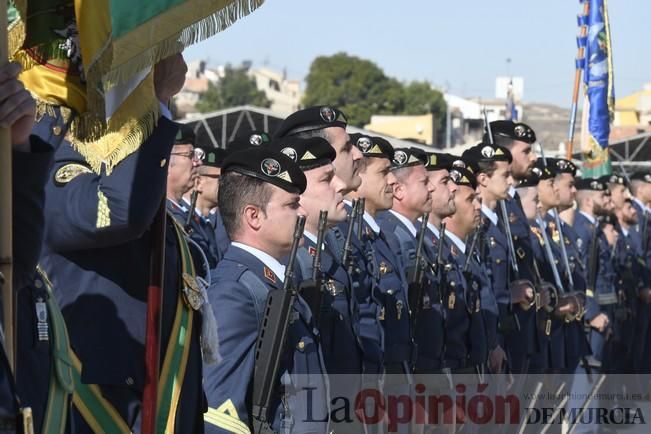 Homenaje al primer salto paracaidista militar en la Base Aérea de Alcantarilla