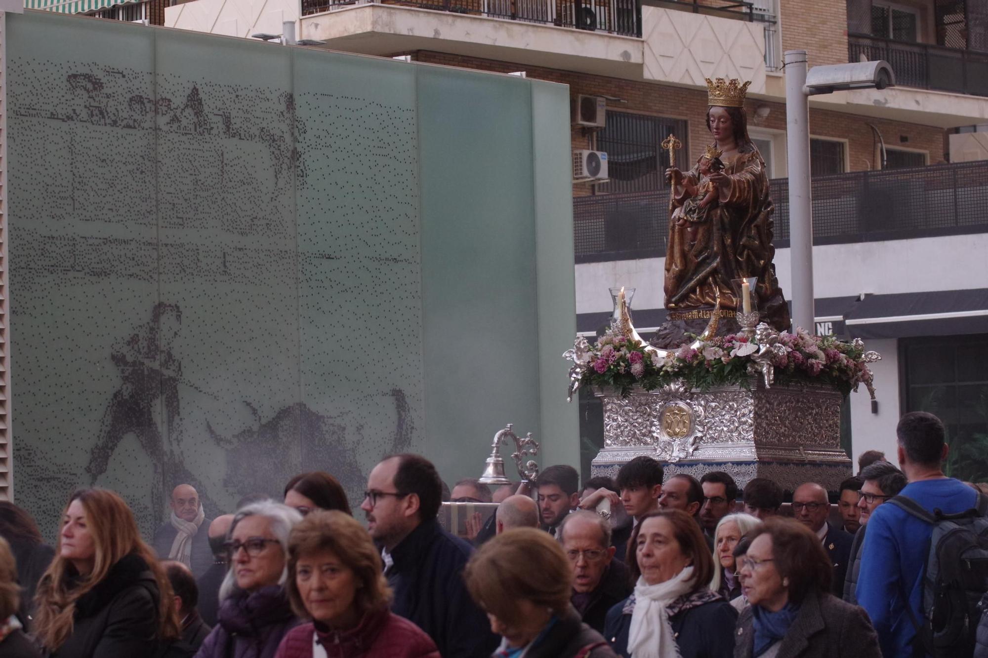 Traslado de la Victoria hasta la parroquia de Santiago