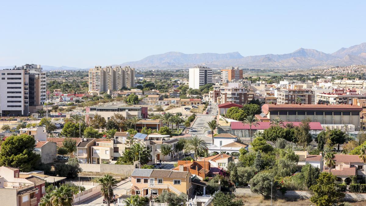 El casco urbano de El Campello