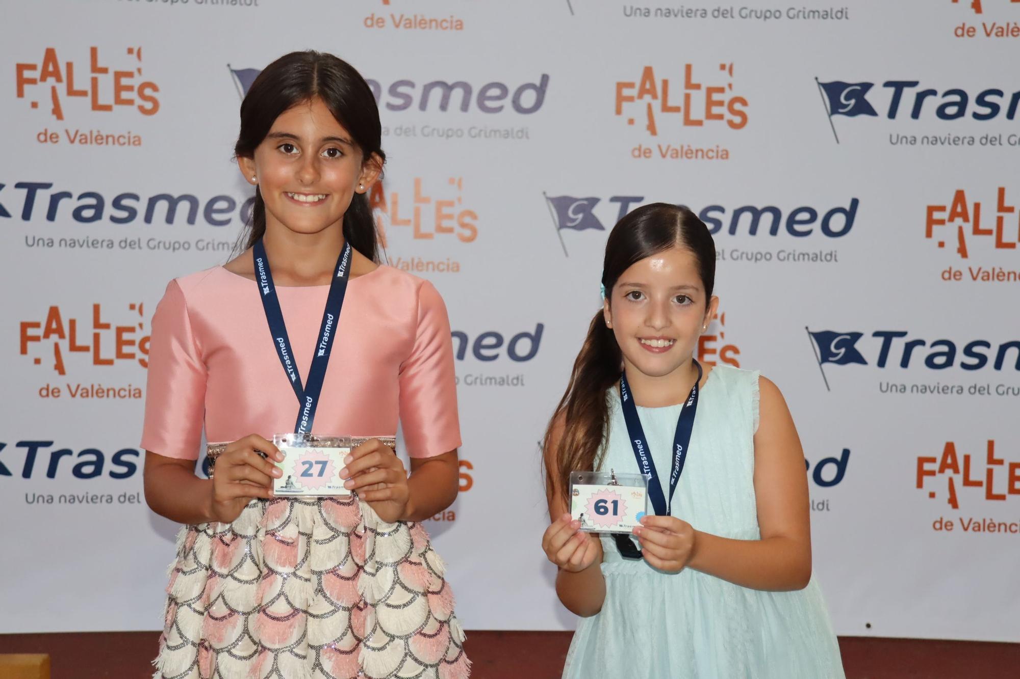 Los "números de la suerte" de las candidatas a Fallera Mayor Infantil de València 2025