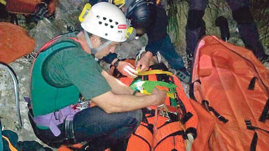 Un maratoniano rescate en sa Fosca