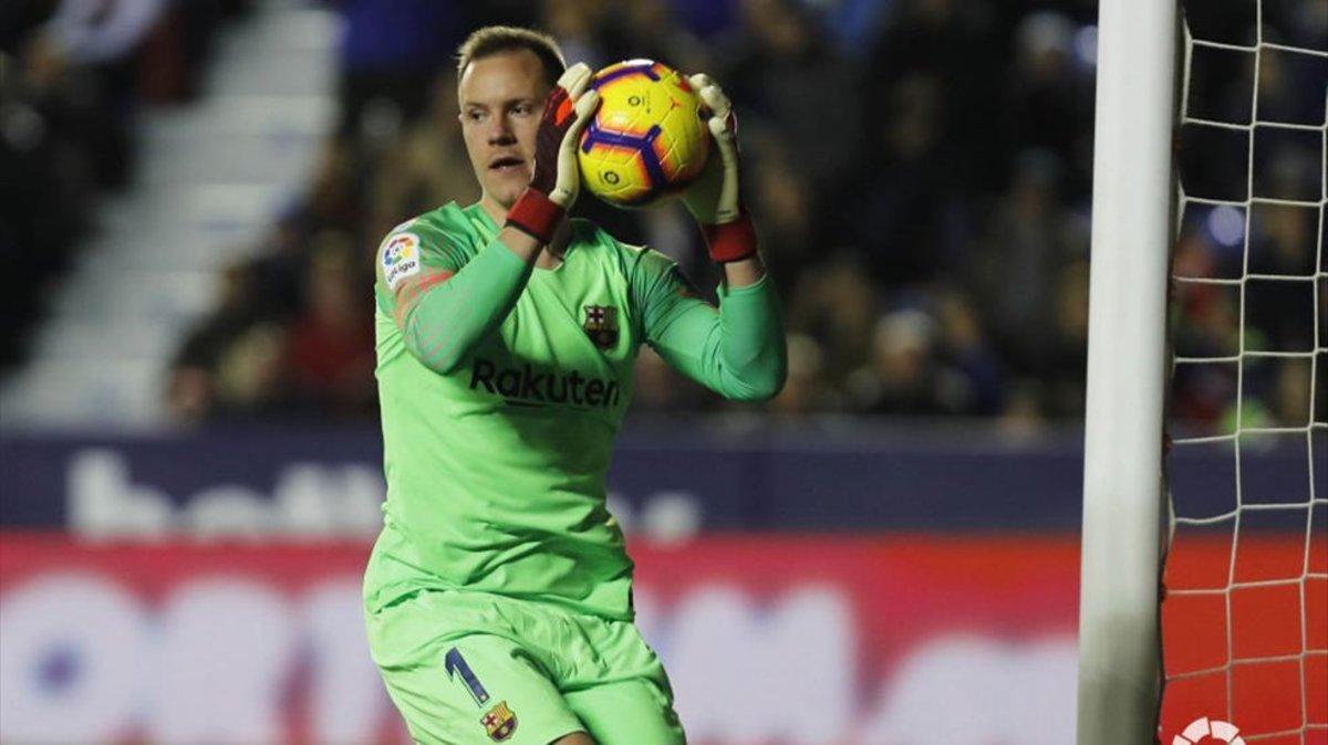 Ter Stegen lleva tres partidos sin encajar goles