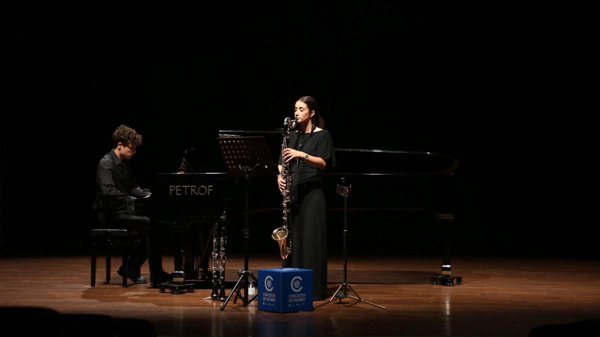 Actuación inaugural del Galicia Clarinet Fest en el Salón Teatro de Lalín.