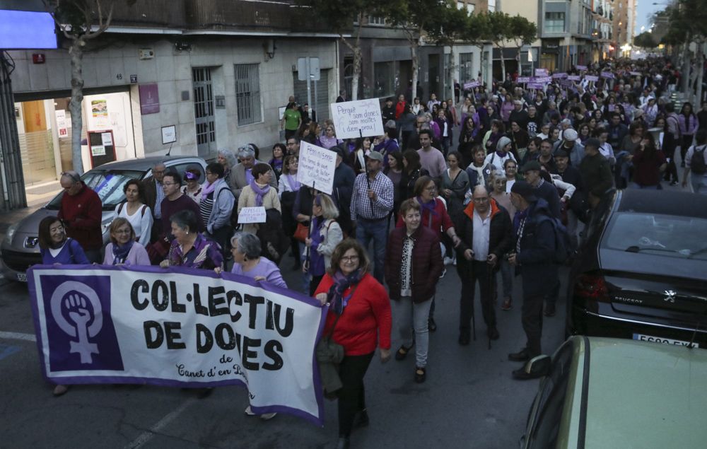 Manifestación del 8M en el Port de Sagunt