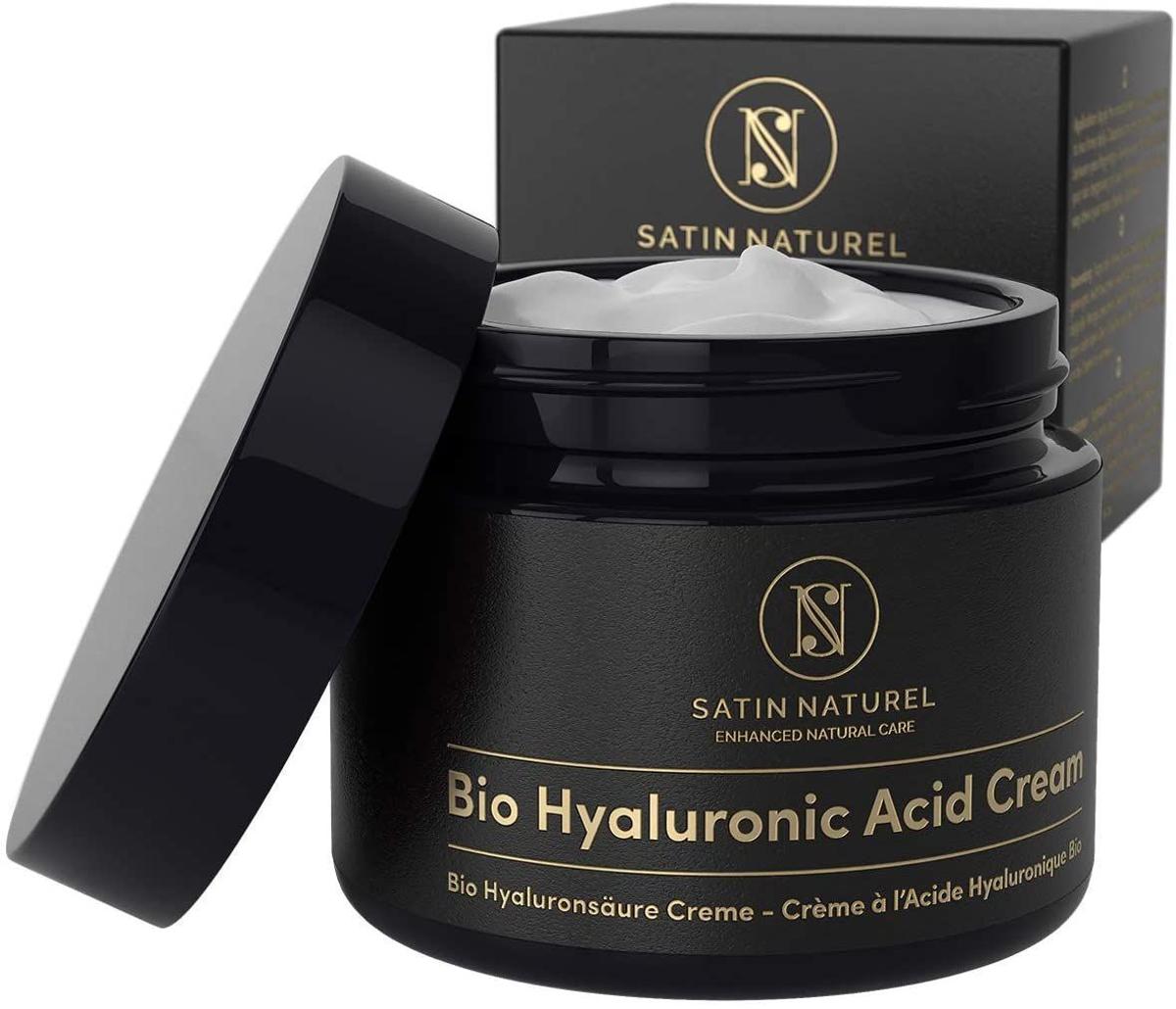 Crema facial de ácido hialurónico puro de Satin Naturel