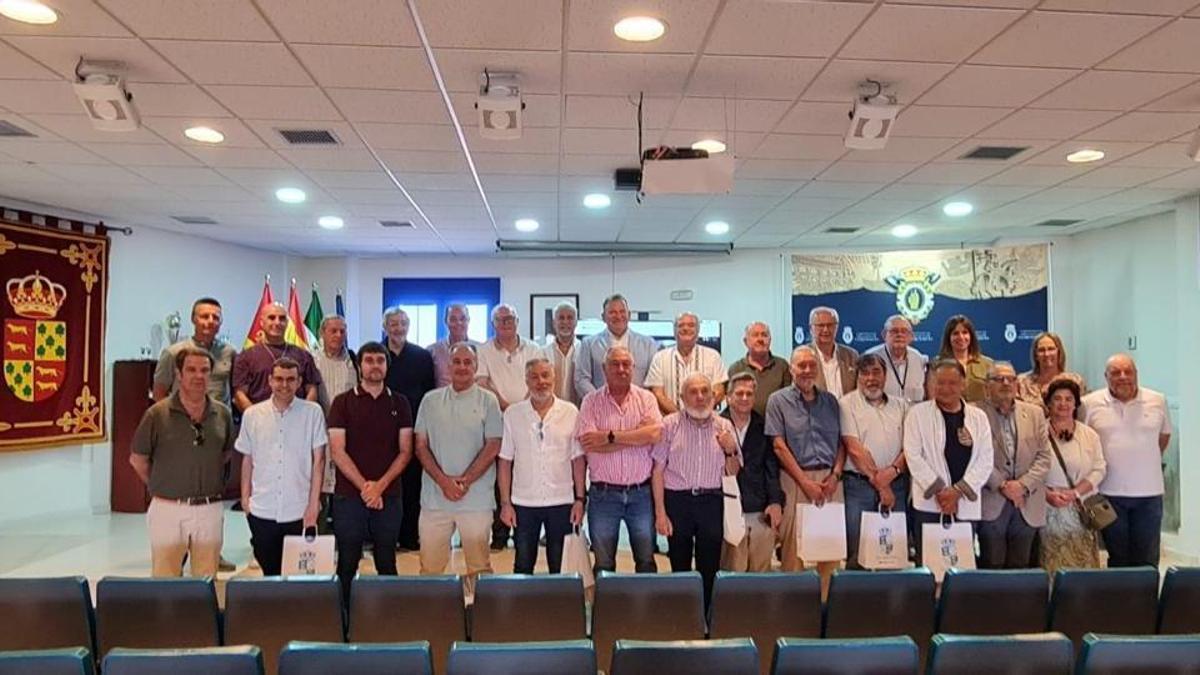 Un instante de las jornadas de Acroex en Lobón.