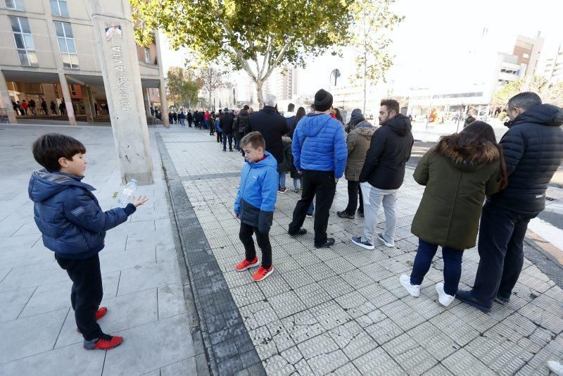 Partido de entrenamiento del Real Zaragoza en La Romareda