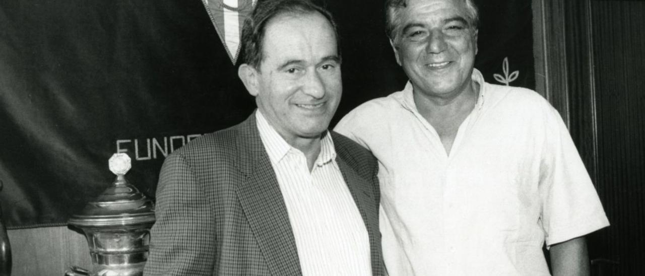 José Fernández y Manuel Calvo, en agosto de 1994. | D. M.