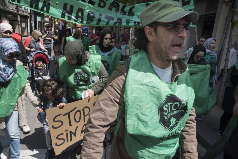 Manifestació de l'1 de maig a Manresa