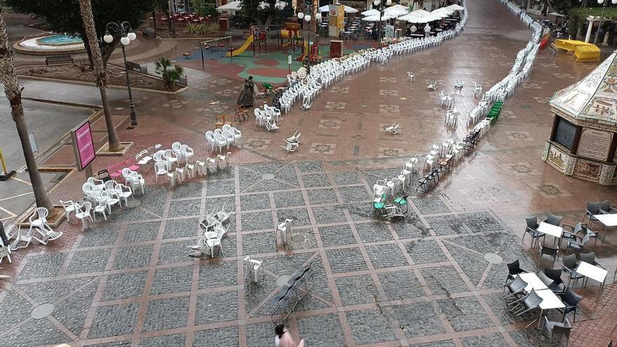 Alzira retrasa hasta las 20 horas la procesión ante la previsión de fuertes vientos