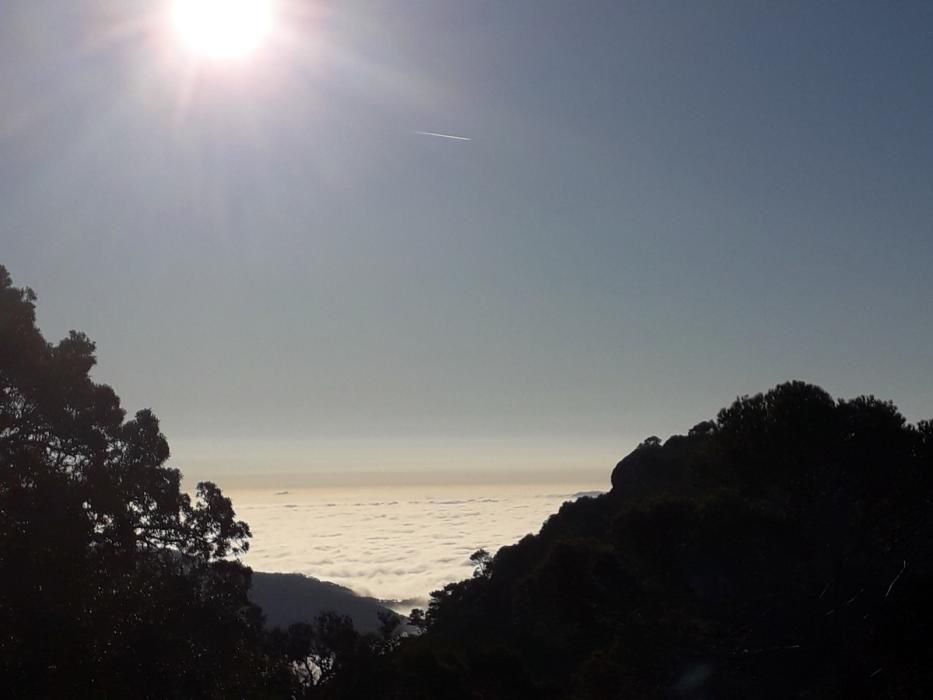 Spektakuläre Bilder vom Wolkenmeer über Mallorca