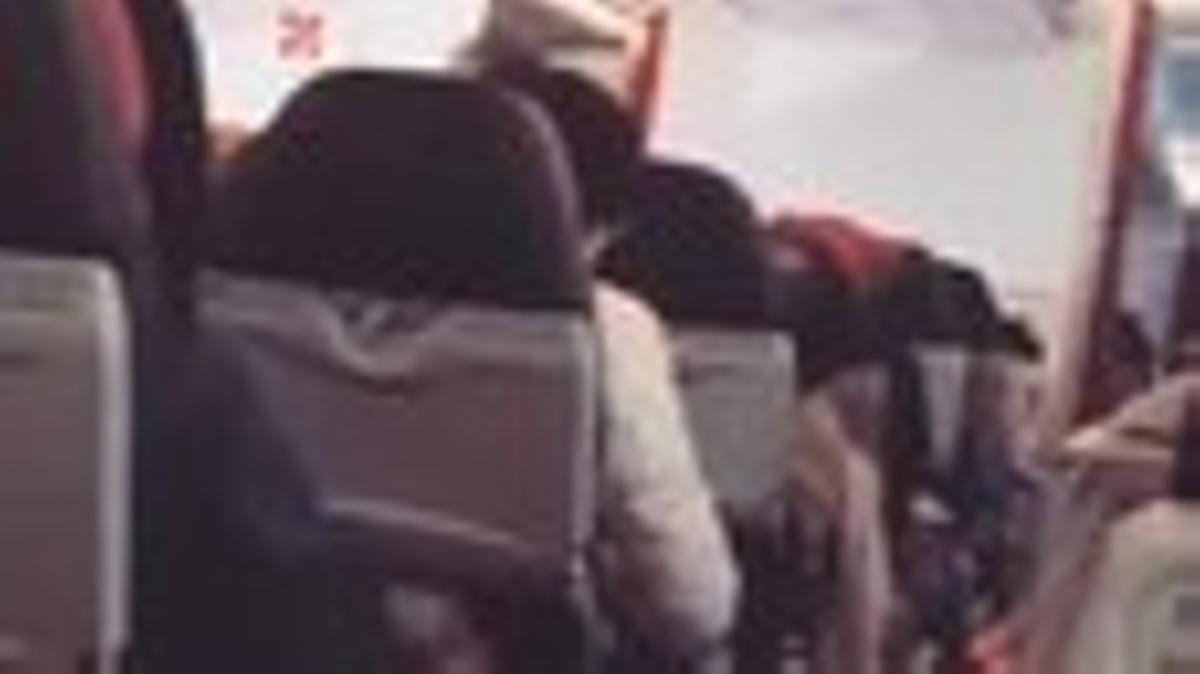 ’Efecto lavadora’ en un avión de Air Asia X.