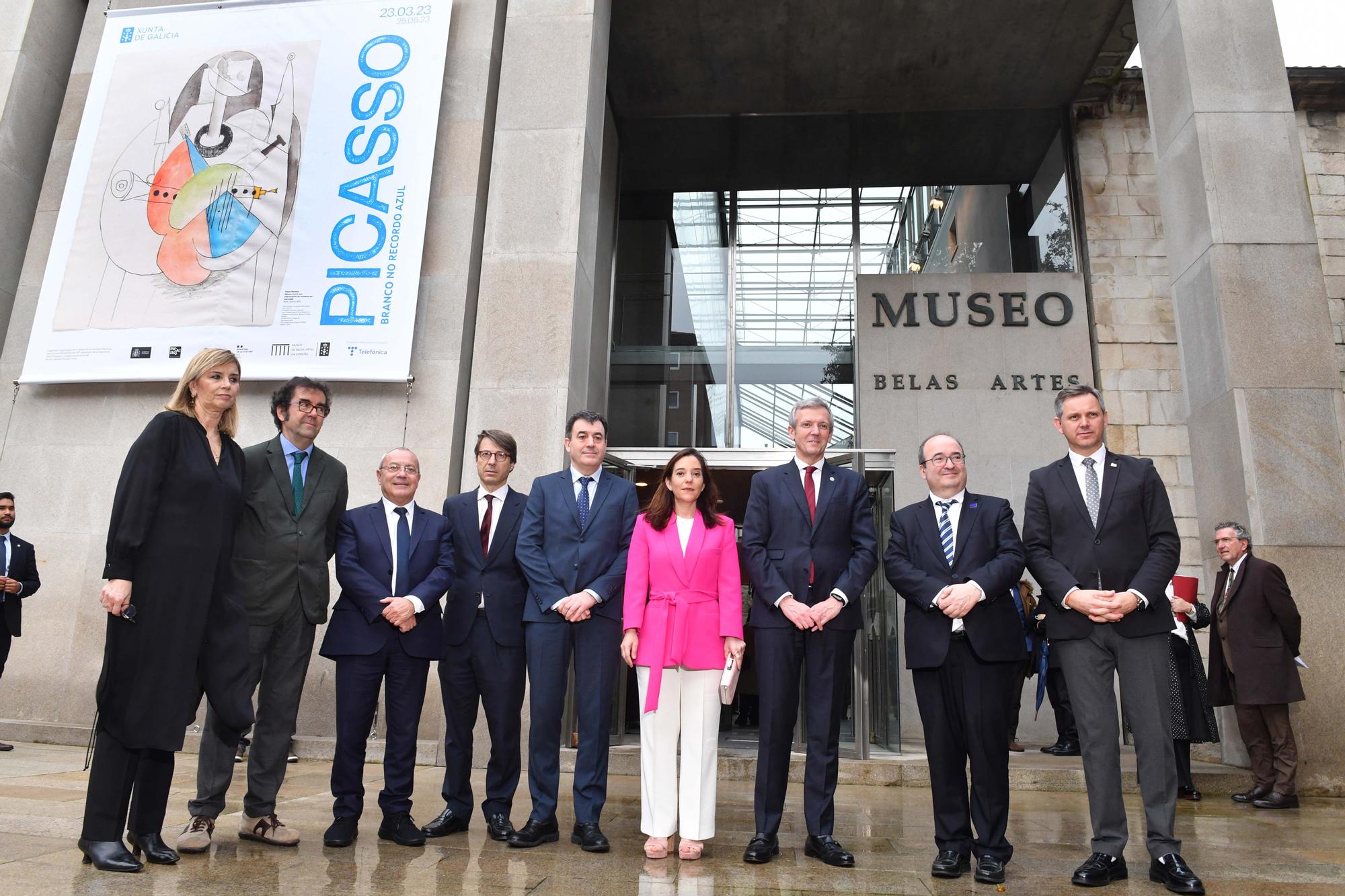 El Museo de Belas Artes de A Coruña expone la muestra 'Picasso blanco en el recuerdo azul'