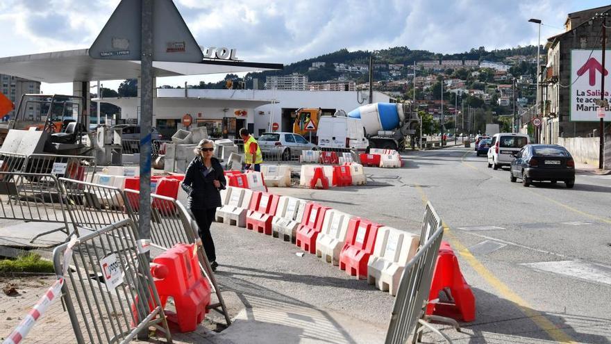 Las averías en el agua retrasan la obra de O Burgo