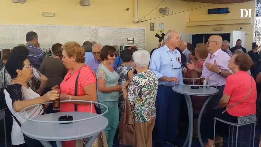 Jubilados de Sant Antoni visitan la discoteca Space