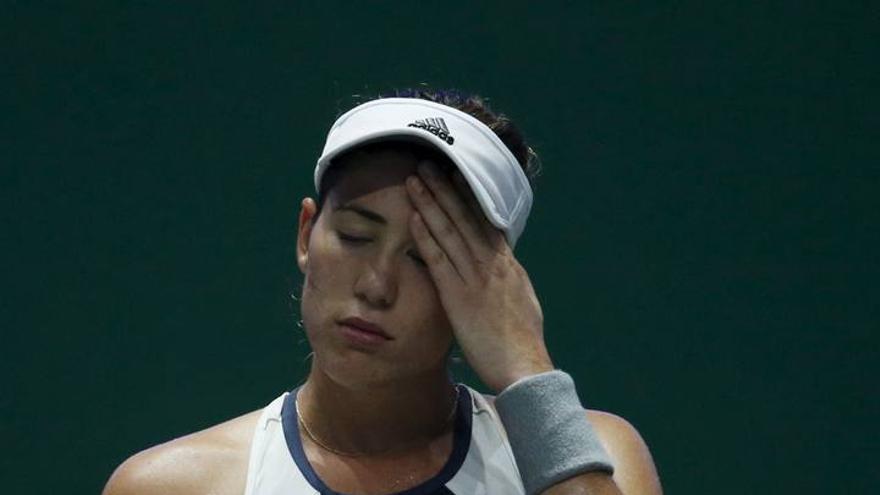 Muguruza, fuera de la final del Masters