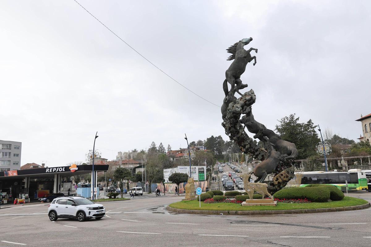Praza de España, en Vigo.