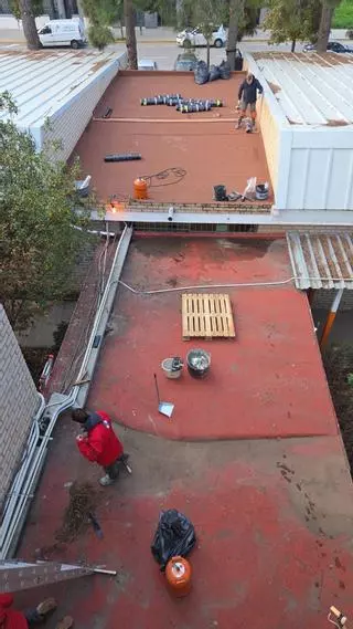 Massamagrell refuerza la seguridad de su colegio a la espera de la reparación de una grieta