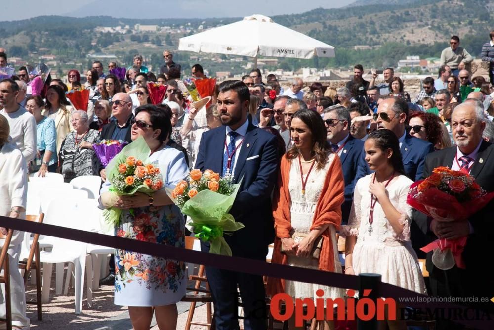 Ofrenda de flores en Caravaca