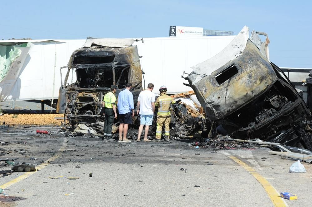 Las imágenes del accidente