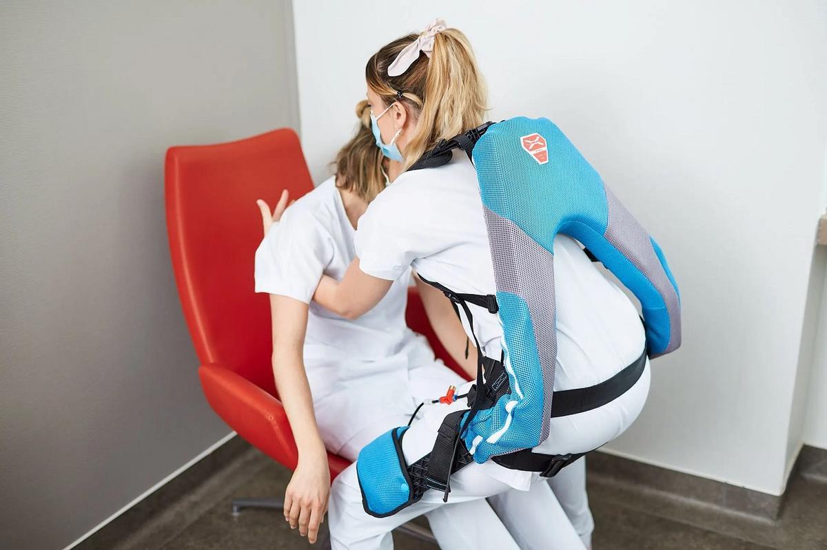 Uno de los modelos de exoesqueletos que forman parte del proyecto, el modelo Muscle Suit Every