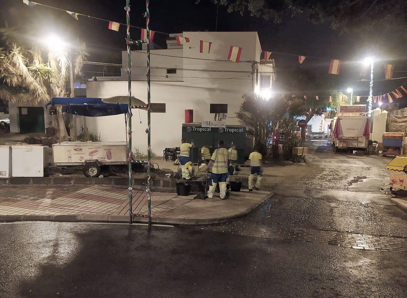 Recogidos más de 500 kilos de basura durante la noche de los Fuegos de San Lorenzo