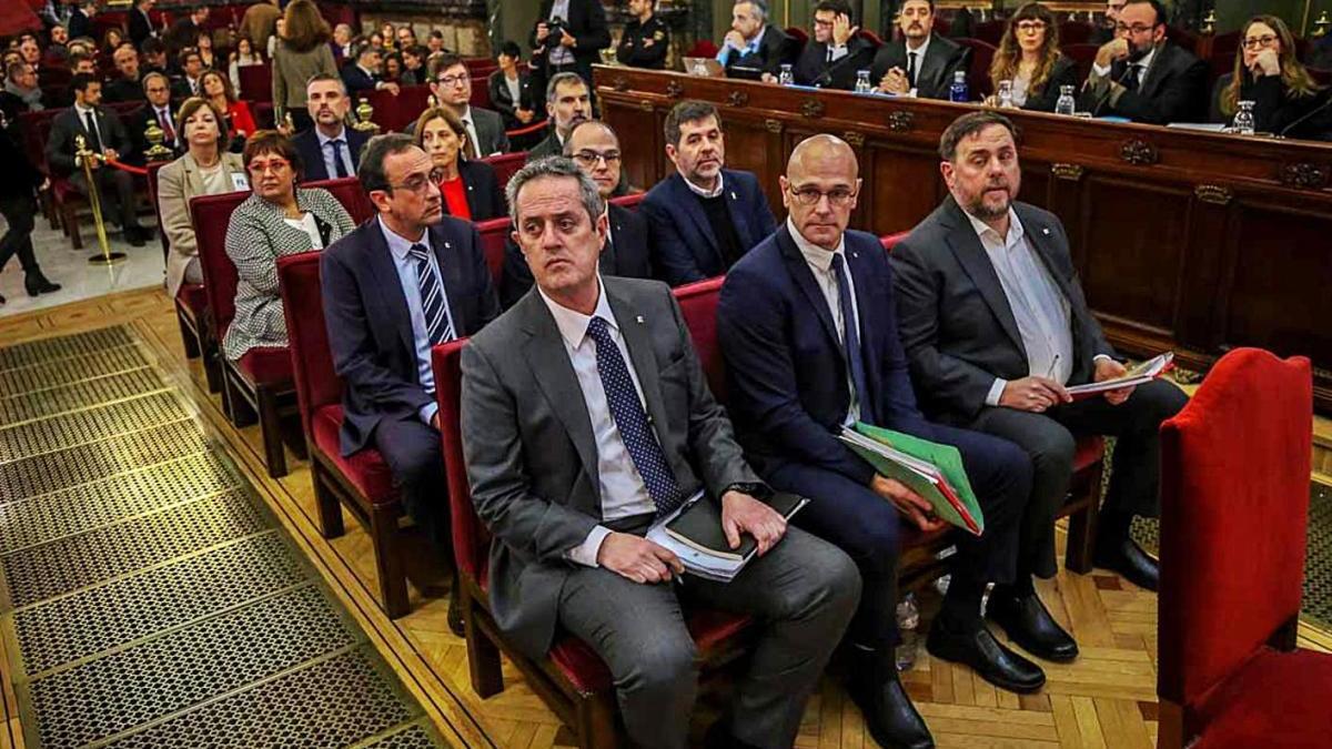 Imatge d&#039;arxiu del judici als polítics independentistes.