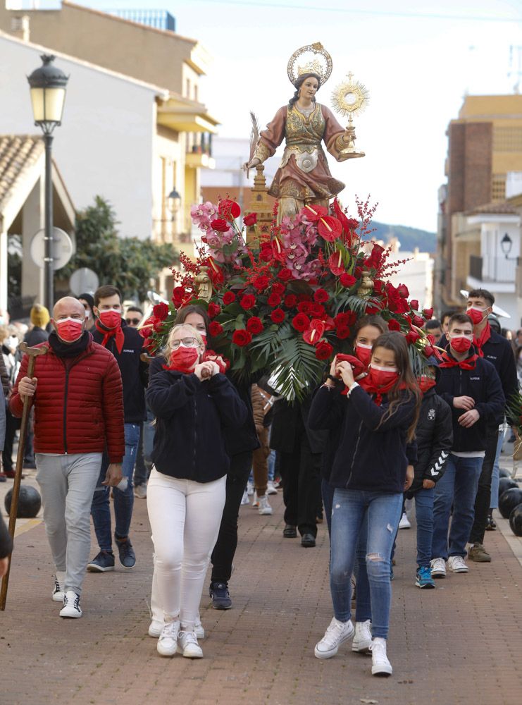 Faura disfruta de la Pujà de Santa Bárbara.