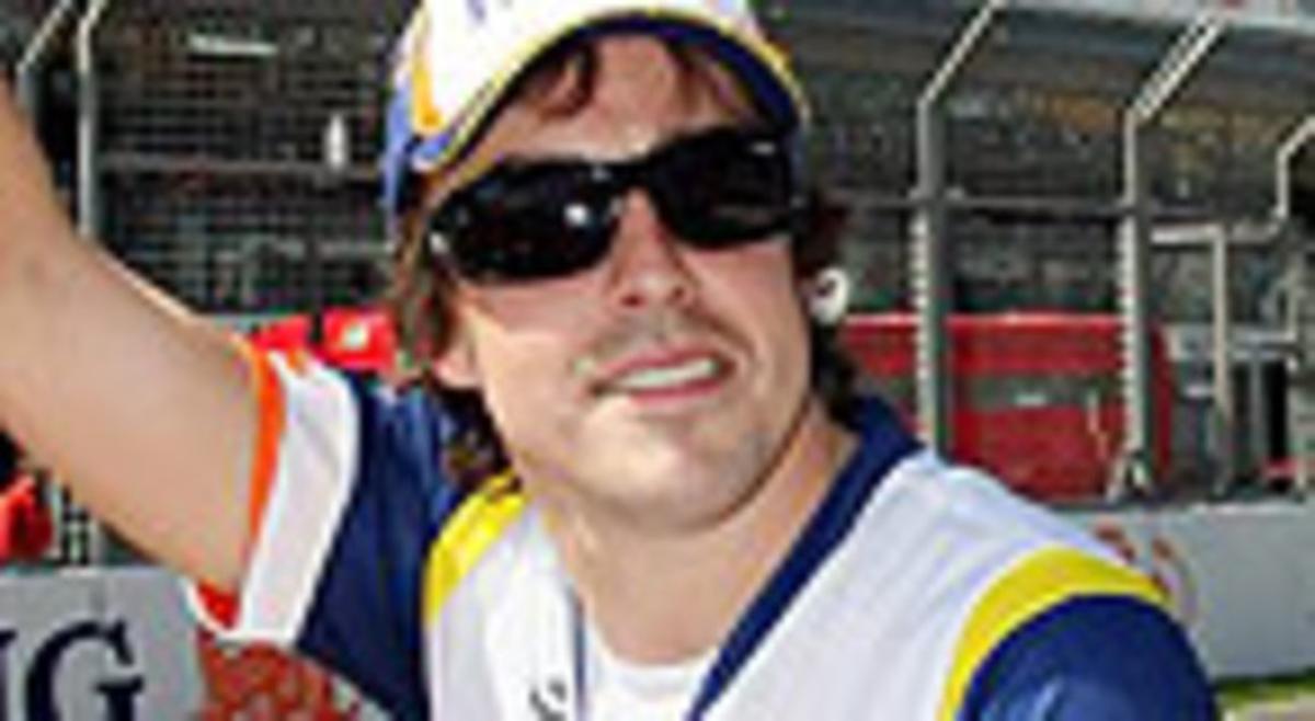 Fernando Alonso, a Melbourne.