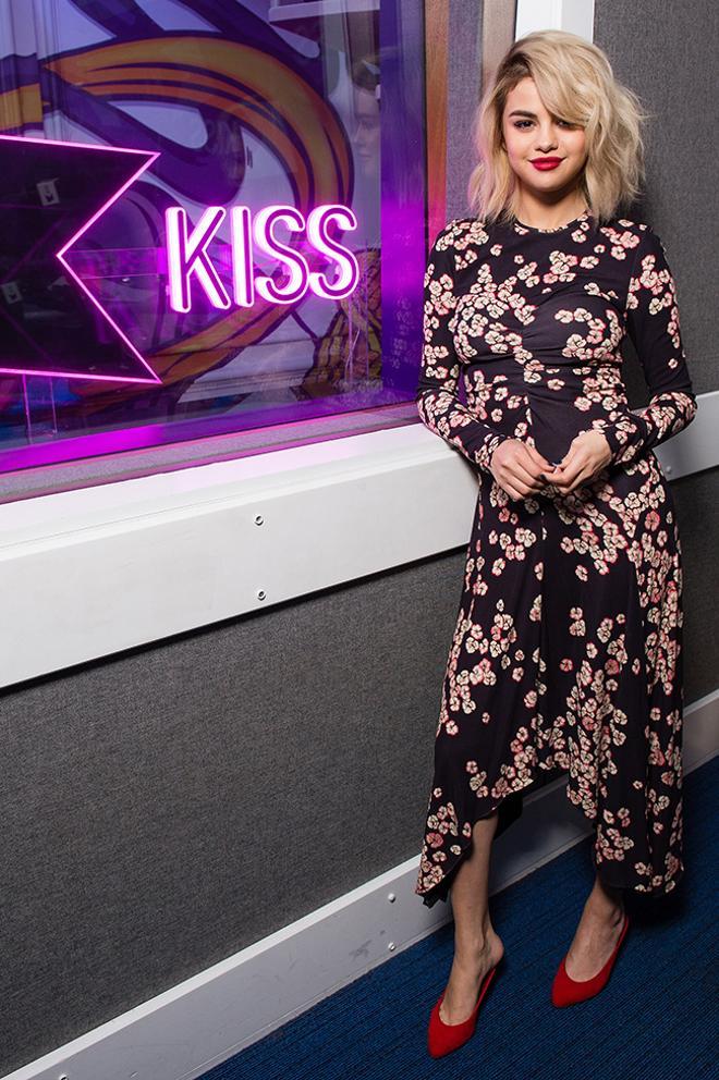 Selena Gomez Visits KISS FM