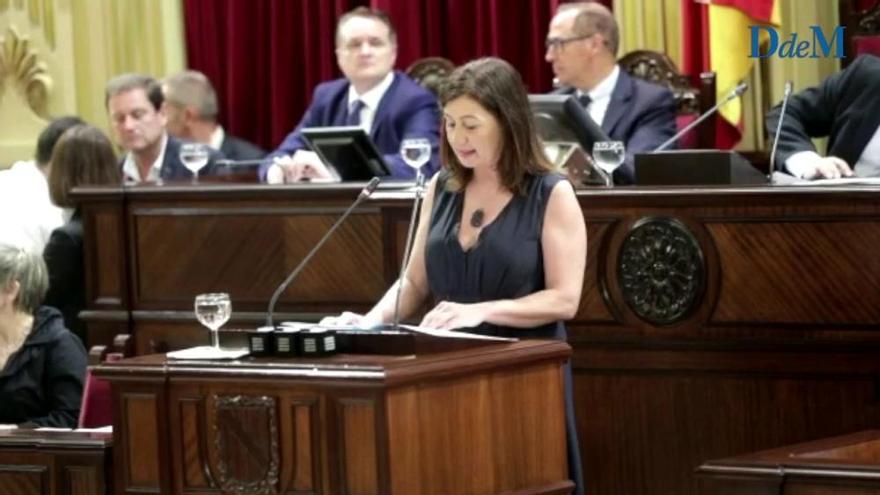 Discurso de investidura en el Parlament de Francina Armengol