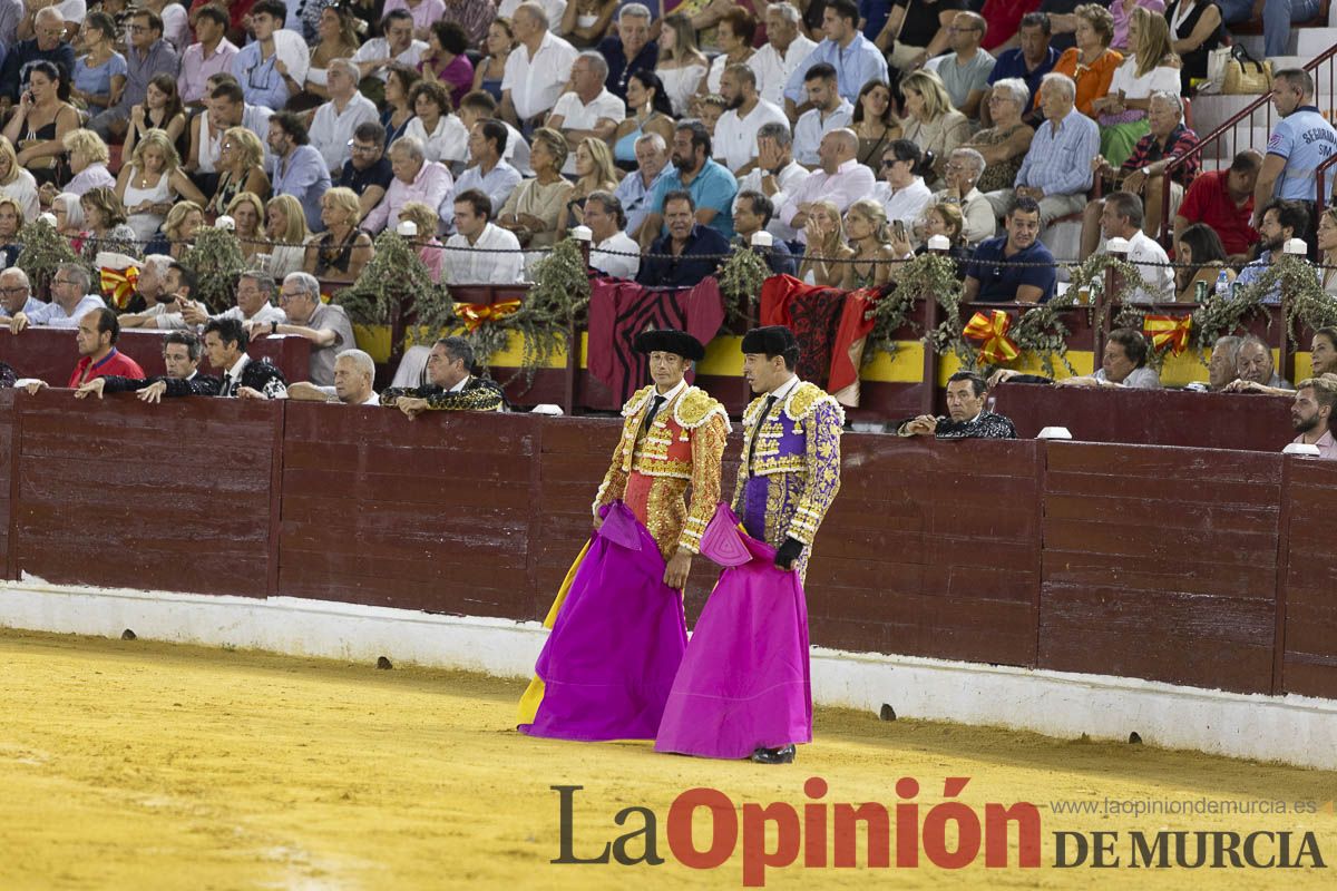 Tercer festejo de la Feria Taurina de Murcia (Talavante, Paco Ureña y Roca Rey), en imágenes