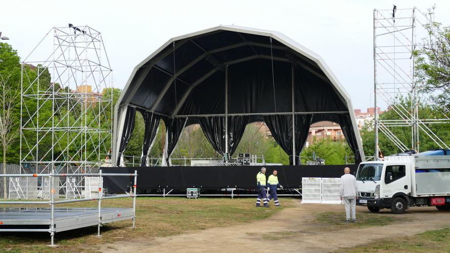 El Rampell ja agafa forma al Parc de les Aigües