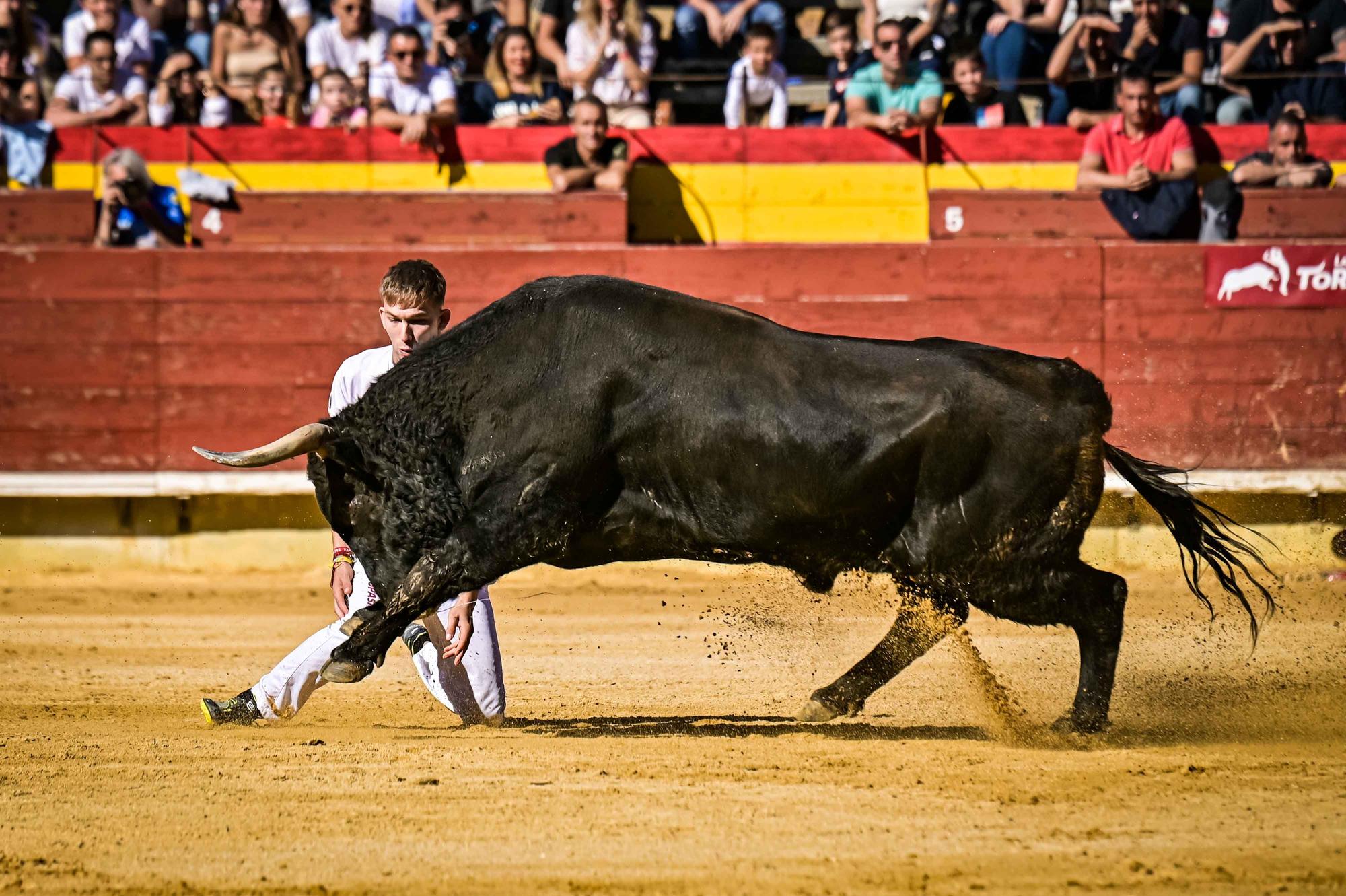 Final del campeonato de España de recortadores en Castelló