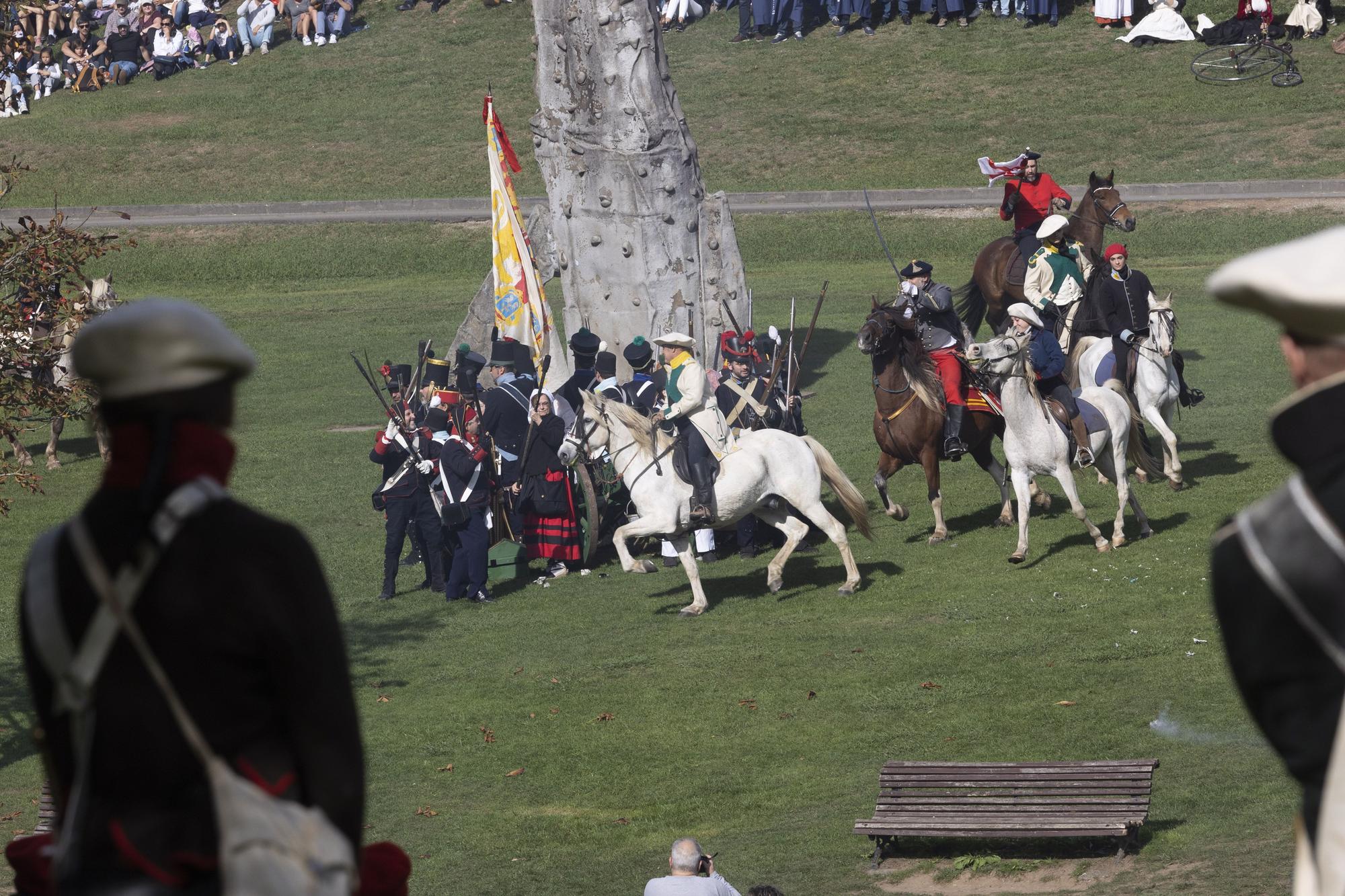 EN IMÁGENES: Así fue la recreación de la batalla del Desarme, en Oviedo