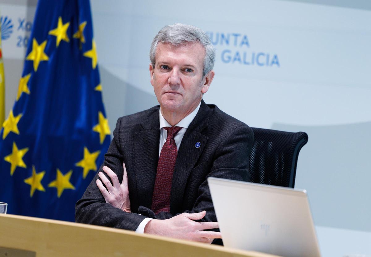 El presidente de la Xunta, Alfonso Rueda