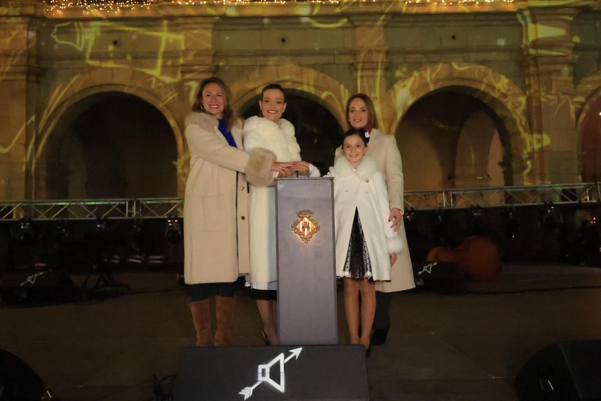 Encendido de las luces de Navidad en Castelló
