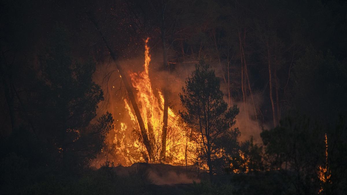 Incendio en El Pont de Vilomara