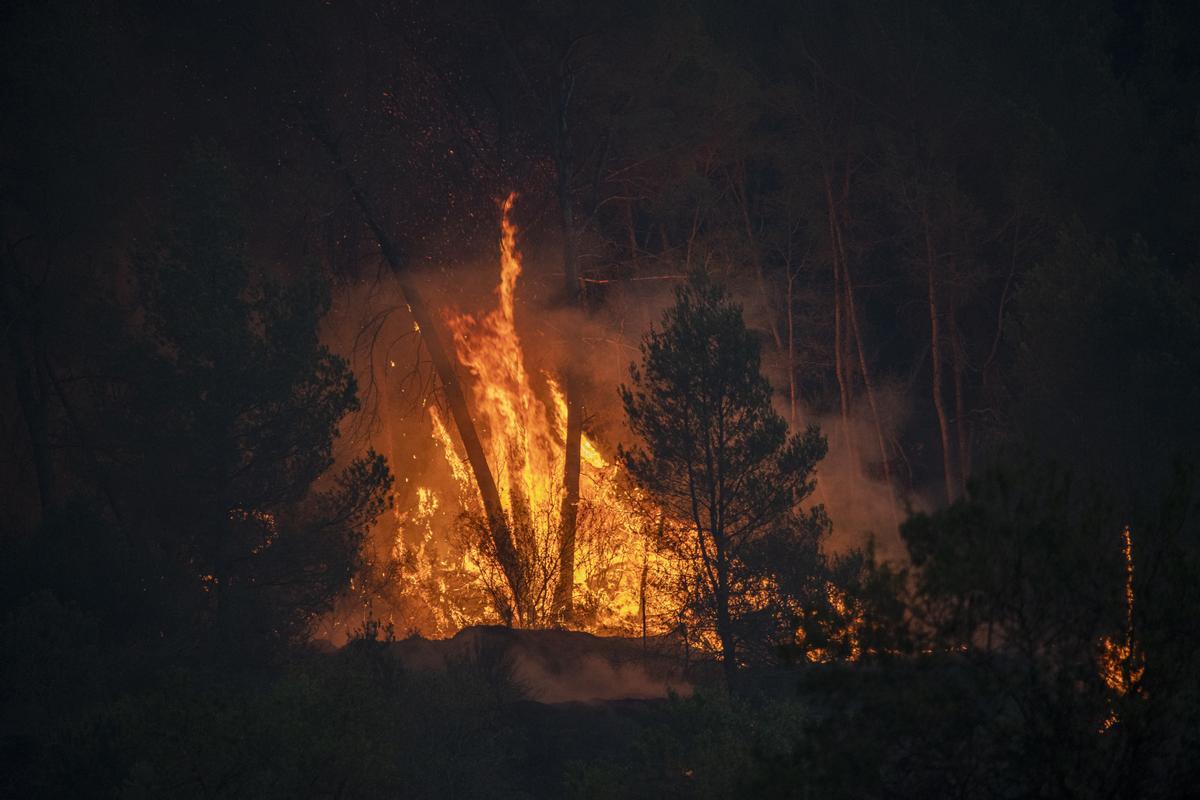 Incendio en El Pont de Vilomara