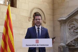 Aragonès reivindica la República para pasar de ser súbditos a ciudadanos de pleno derecho