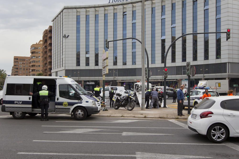 Un motorista de 55 años muere en un accidente en Valencia