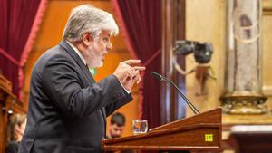 El líder de Junts en el Parlament, Albert Batet.
